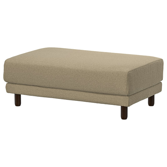 UPPÅKRA footstool, Johanneshov brown-beige, 127x46x77 cm