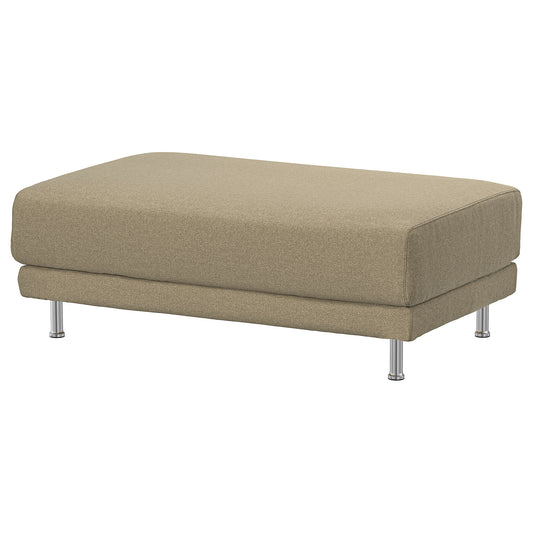 UPPÅKRA footstool, Johanneshov brown-beige, 127x46x77 cm