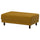 UPPÅKRA footstool, Samsala yellow-brown, 127x46x77 cm