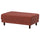 UPPÅKRA footstool, Samsala brown-red, 127x46x77 cm