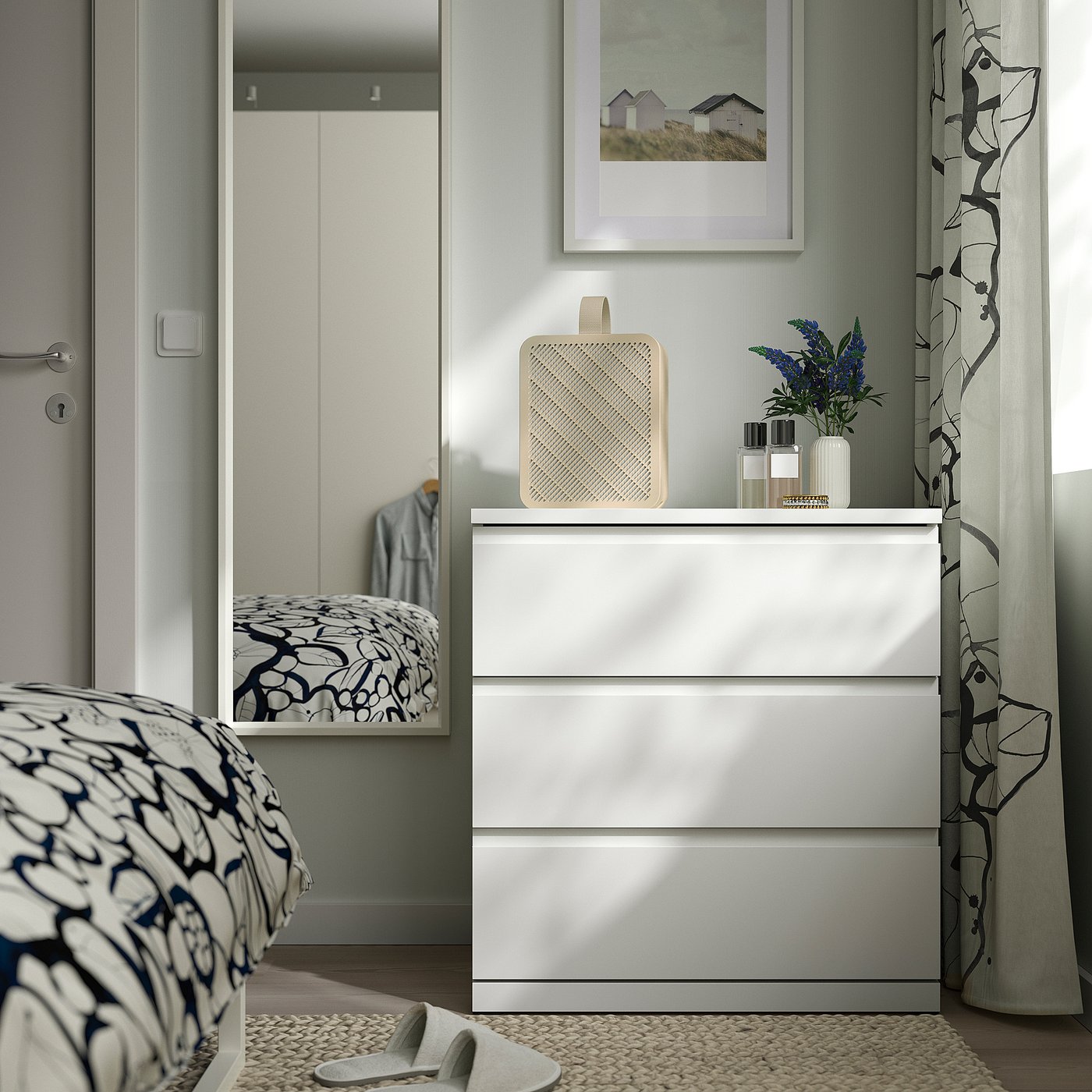 UPPÅTVIND air purifier, beige, 22.5x28x12.5 cm