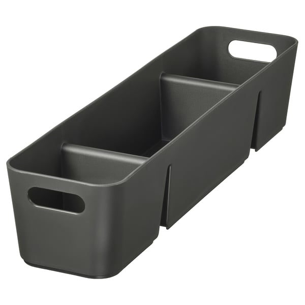 UPPDATERA - UPPDATERA Box, anthracite, 50x12 cm