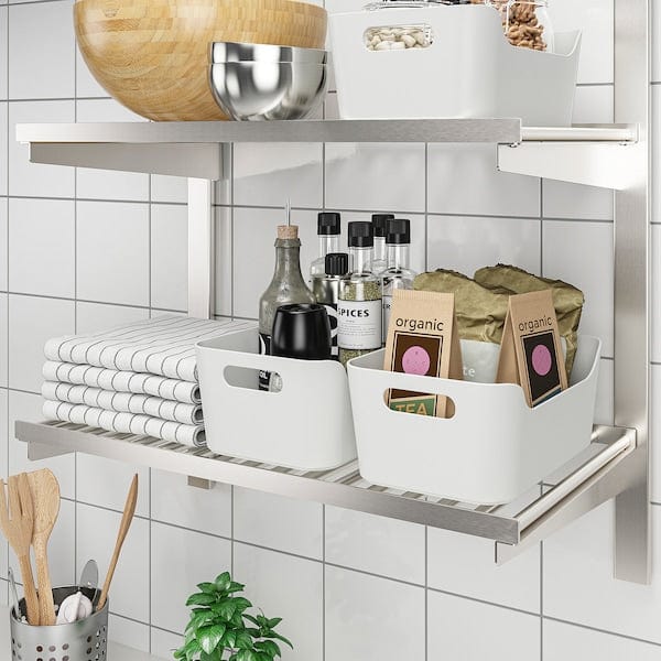 Ikea UPPDATERA - Box, white, 24x17 cm