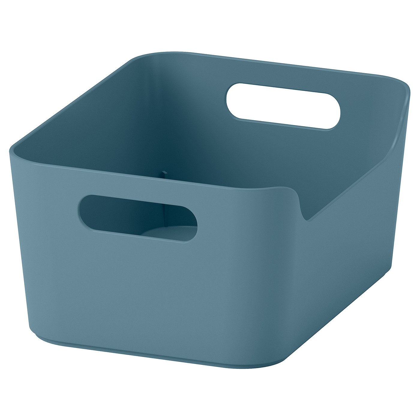 UPPDATERA box, grey-blue, 24x10x17 cm