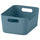 UPPDATERA box, grey-blue, 24x10x17 cm