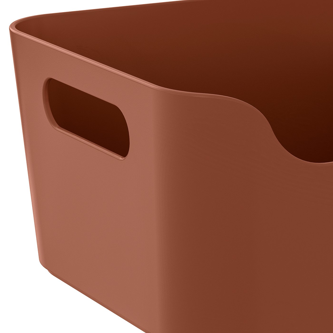 UPPDATERA box, red-brown, 24x10x17 cm