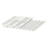 UPPDATERA cutlery tray/spice rack, white, 52x50 cm