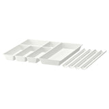UPPDATERA cutlery+utensil trays/spice rack, white, 72x50 cm