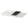 UPPDATERA cutlery+utsl trays/knife+spice rack, white/anthracite, 72x50 cm