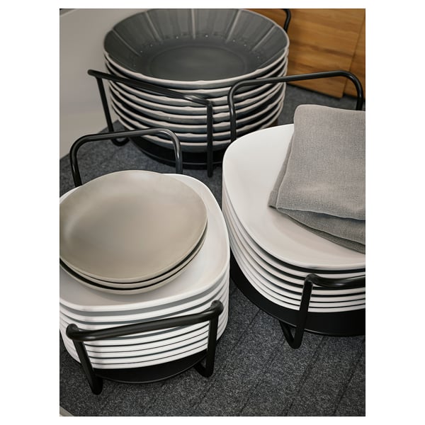 UPPDATERA drawer mat, grey, 50x48 cm