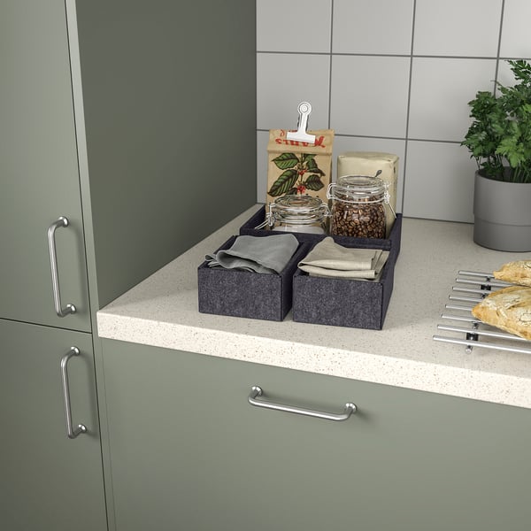 UPPDATERA - UPPDATERA Box, set of 3, grey