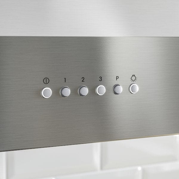 Ikea UPPFRISKANDE Hood to be fixed to the wall - stainless steel colour 80 cm , 80 cm