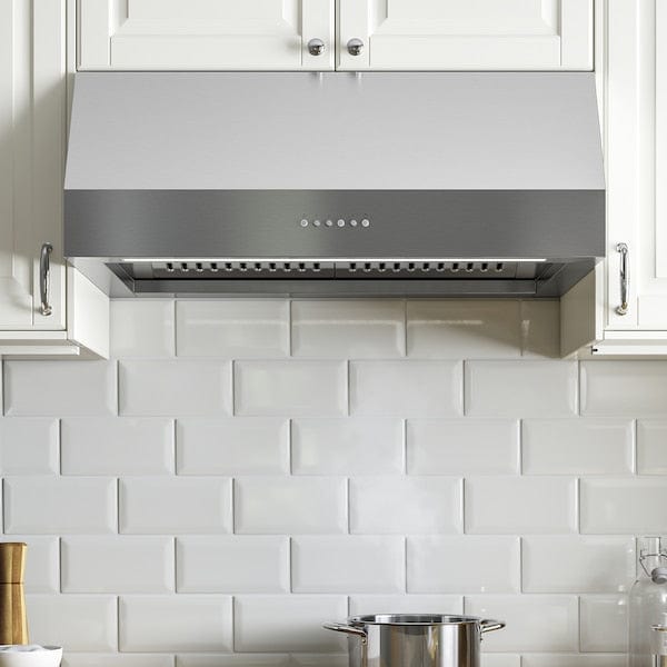 Ikea UPPFRISKANDE Hood to be fixed to the wall - stainless steel colour 80 cm , 80 cm