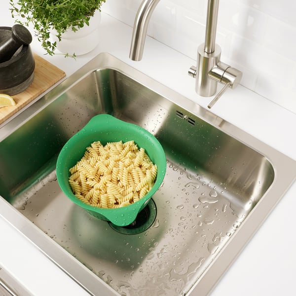 UPPFYLLD - UPPFYLLD Colander, bright green, 24 cm