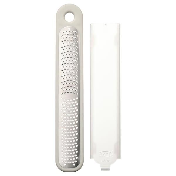 UPPFYLLD handheld grater, off-white, 23x4 cm