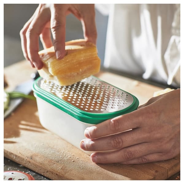 Ikea UPPFYLLD - Grater with container, set of 4, mixed colours