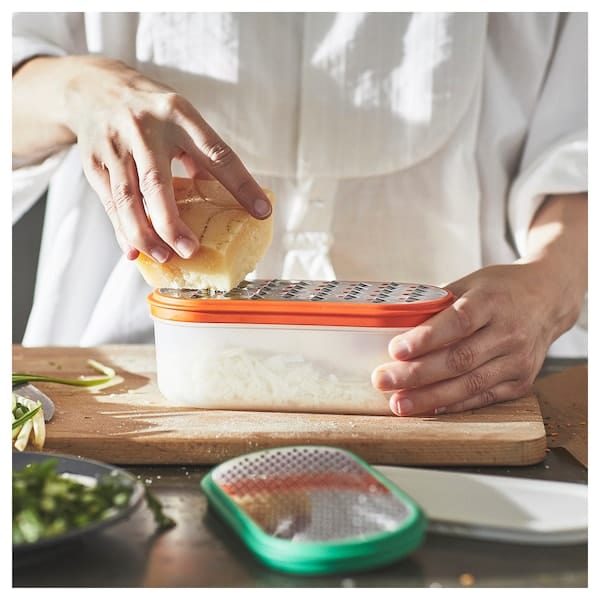 Ikea UPPFYLLD - Grater with container, set of 4, mixed colours