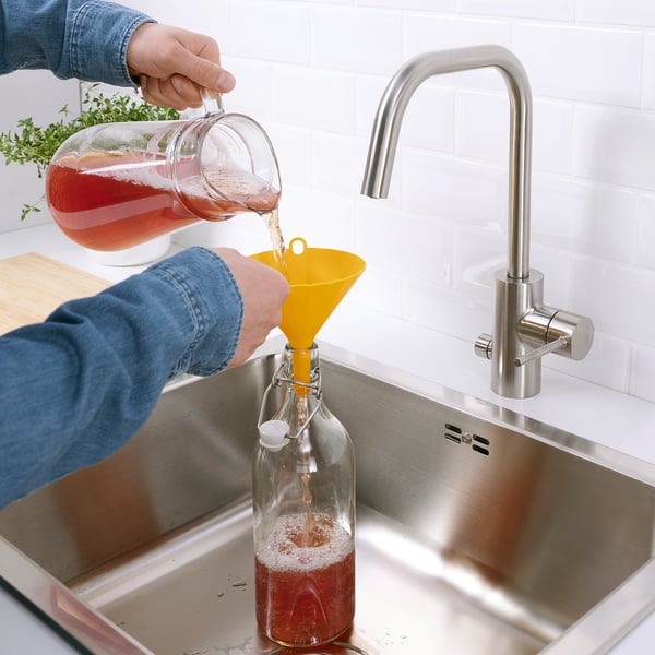 UPPFYLLD funnel, bright yellow, 11.5 cm