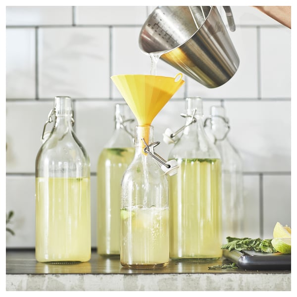 UPPFYLLD funnel, bright yellow, 11.5 cm