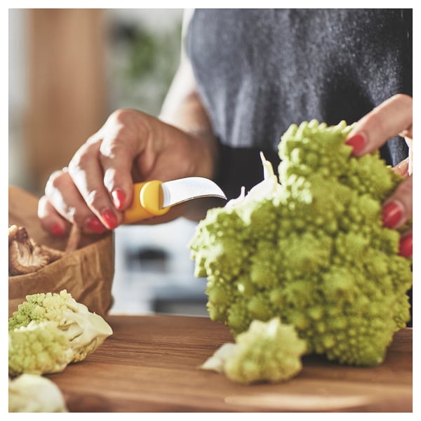 UPPFYLLD - UPPFYLLD Paring knife, set of 3, mixed colours