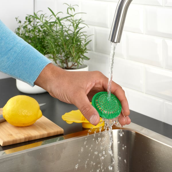 UPPFYLLD lemon squeezer, bright yellow/bright green, 15 cm