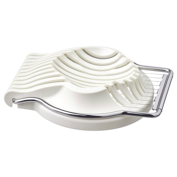 UPPFYLLD egg slicer, off-white, 13x10 cm