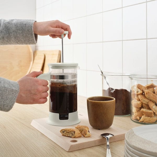 Ikea UPPHETTA - Coffee/tea maker, glass/stainless steel off-white, 1 l