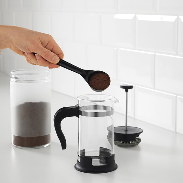 UPPHETTA coffee/tea maker, glass/stainless steel, 0.4 l