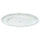 UPPLAGA plate, patterned/white, 28 cm