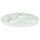 UPPLAGA side plate, patterned/white, 22 cm