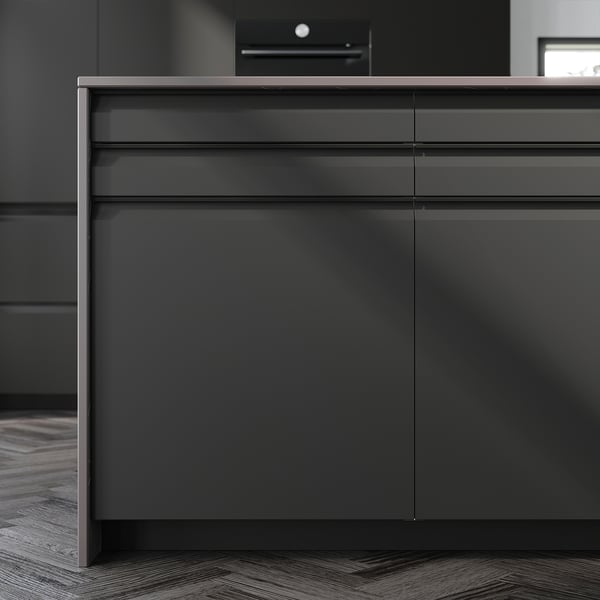 UPPLÖV door, matt anthracite, 40x80 cm