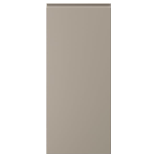 UPPLÖV door, matt dark beige, 60x140 cm