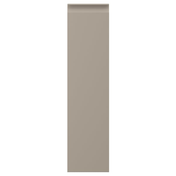 UPPLÖV door, matt dark beige, 20x80 cm