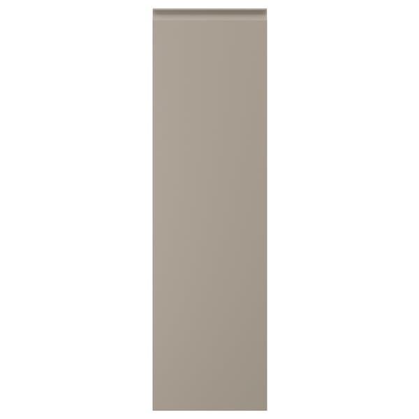 UPPLÖV door, matt dark beige, 40x140 cm