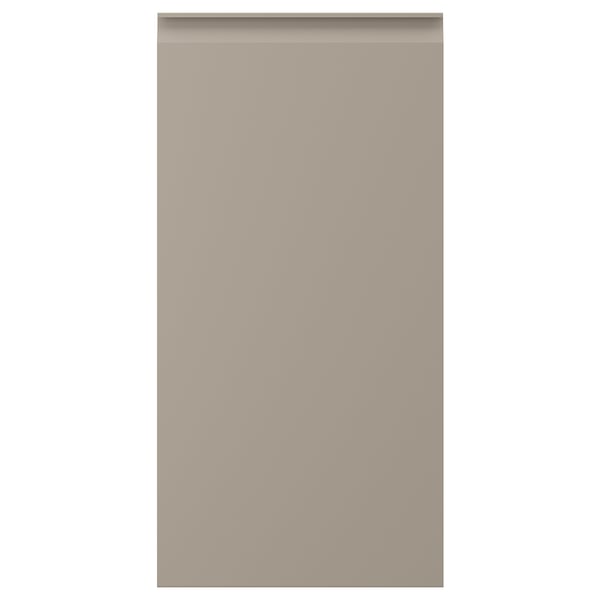 UPPLÖV door, matt dark beige, 40x80 cm