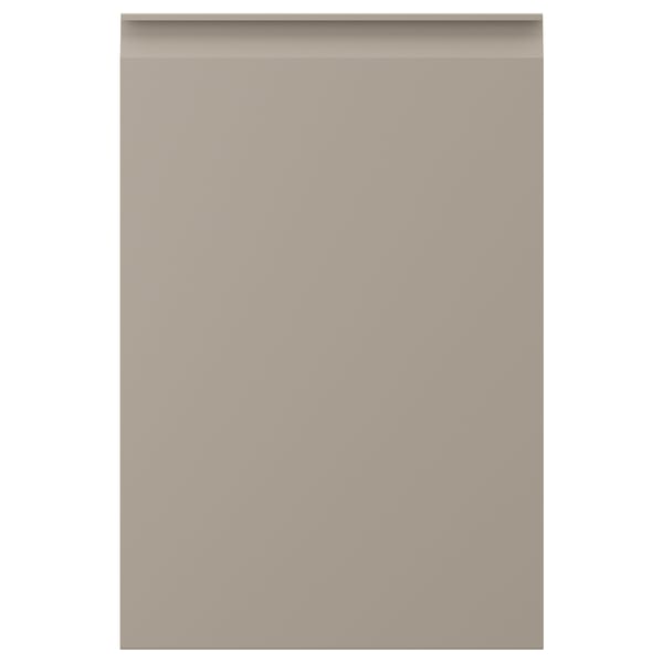 UPPLÖV door, matt dark beige, 40x60 cm