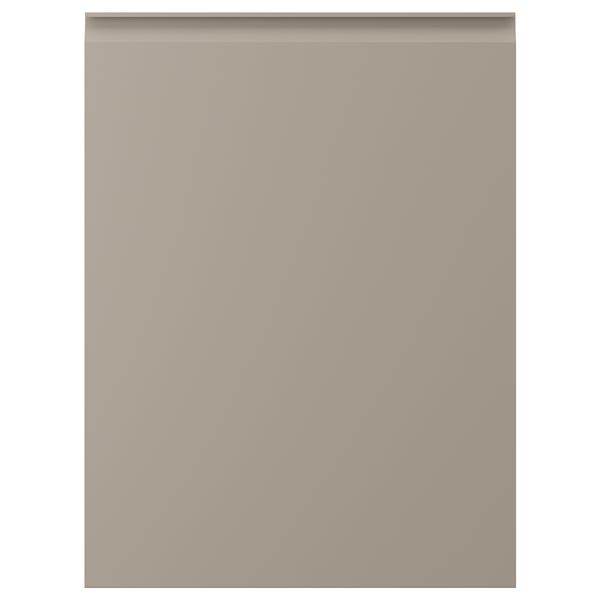 UPPLÖV door, matt dark beige, 60x80 cm