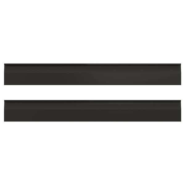 UPPLÖV drawer front, matt anthracite, 80x10 cm, 2 pack