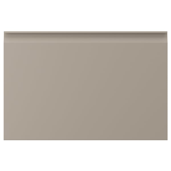 UPPLÖV drawer front, matt dark beige, 60x40 cm