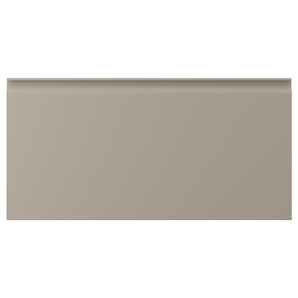 UPPLÖV drawer front, matt dark beige, 80x40 cm