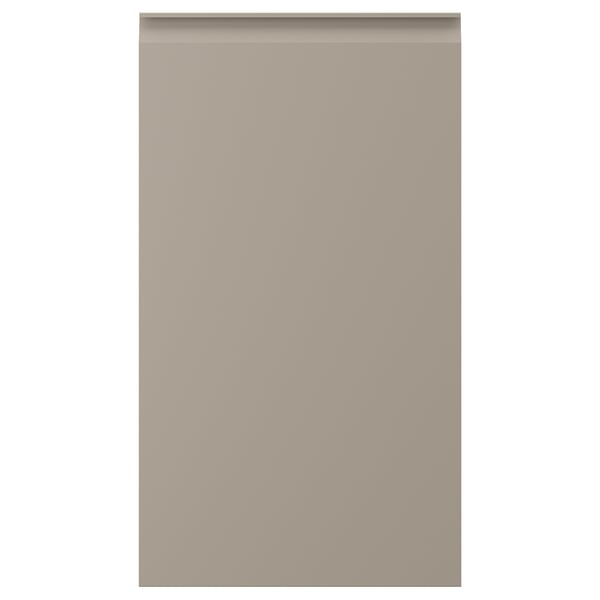 UPPLÖV front for dishwasher, matt dark beige, 45x80 cm