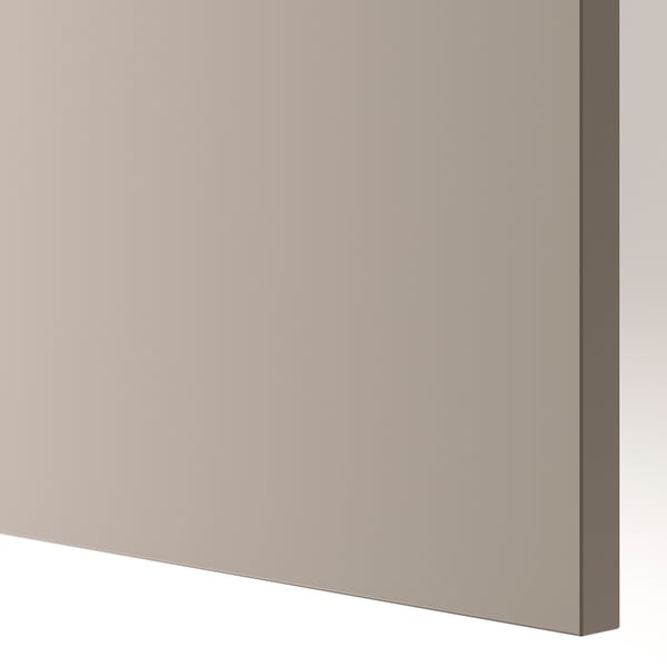 UPPLÖV cover panel, matt dark beige, 62x240 cm