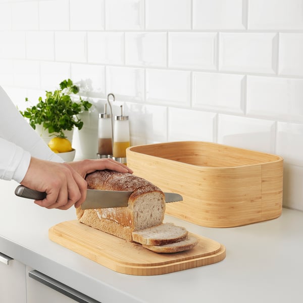 UPPSKATTNING - UPPSKATTNING Bread bin, bamboo veneer