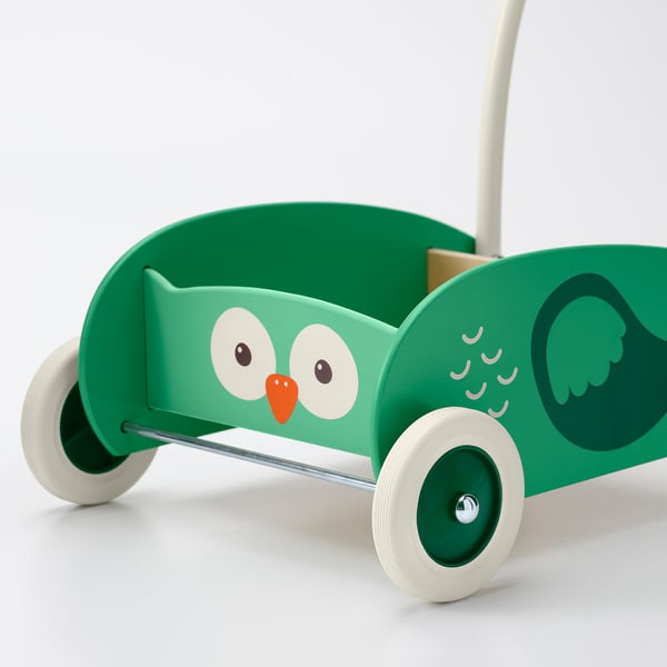 UPPSTÅ toddler walker, green, 40x30 cm