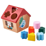 UPPSTÅ shape sorter, multicolour, 13x16 cm