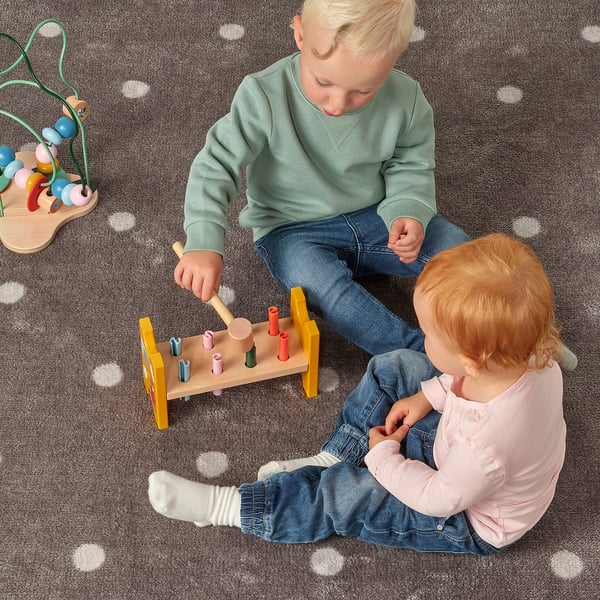 UPPSTÅ - UPPSTÅ Toy hammering block, multicolour