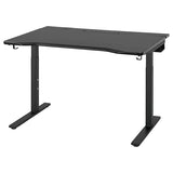 UTMANING gaming desk, black, 120x80 cm