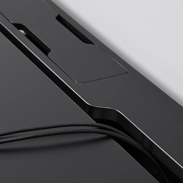 UTMANING gaming desk, black, 120x80 cm