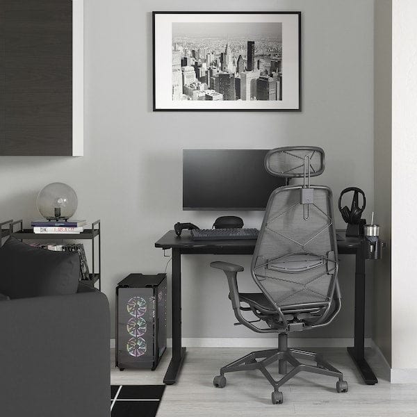 Ikea UTMANING - Gaming desk, black,120x80 cm