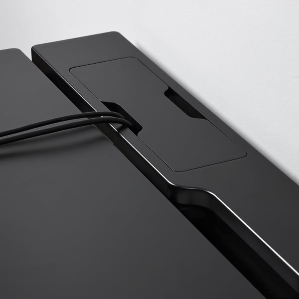 UTMANING gaming desk, black, 120x80 cm